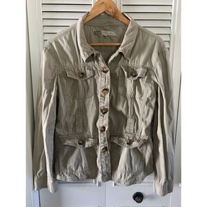 Aqua Jean Women's Blazer style coat, size L, missing belt